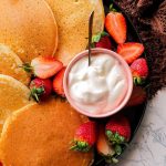 pin for pinterest basic pancakes recipe
