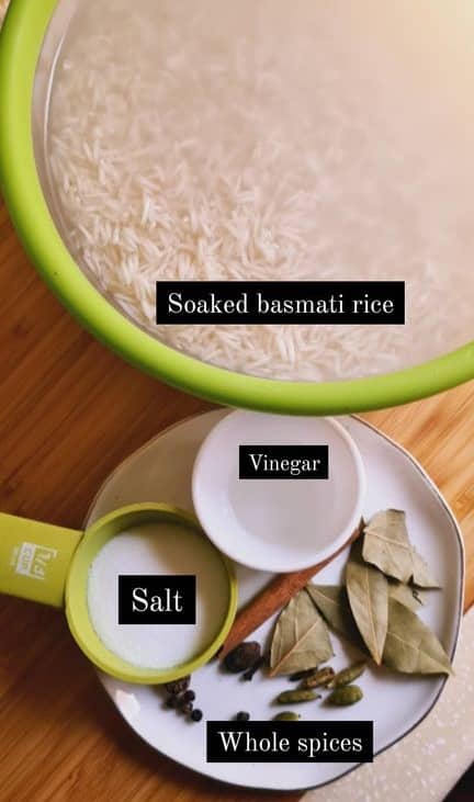 ingredients for rice