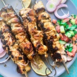 chicken malai boti platter